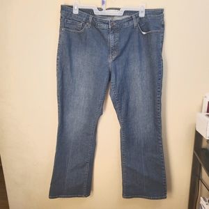 Levi's Perfectly Shaping 512 Boot Cut Blue Jeans